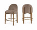 Torino - Counter Stool With Brushed Brown Base