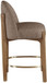 Torino - Counter Stool With Brushed Brown Base