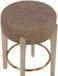 Torino - Backless Counter Stool With Brushed Natural Base (Set of 2)