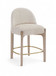 Torino - Counter Stool With Brushed Natural Base