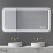 LED Bathroom Mirror, Anti Explosion Glass, Rust Resistant, Anti Fog, Tri Color
