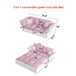 Queen Pull Out, 3 In 1 Convertible Sleeper Tufted Sofa & 2 Soft Pillows