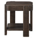 Salina - Square End Table - Espresso