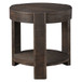 Salina - Round End Table - Espresso