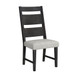 Jemma - Wood Back Dining Side Chair (Set of 2) - Dark Espresso / Beige Linen