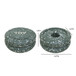 Gabby - Stacking Candle Holder (Set of 2) - Speckled Green