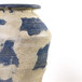 Visha - Terracotta Vase - Cream and Blue
