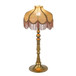 Buchanan - Jute Fringed Scalloped Table Lamp - Pink