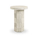 Asta - Concrete Indoor/Outdoor Side Table - Travertine