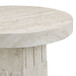 Asta - Concrete Indoor/Outdoor Side Table - Travertine