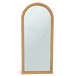 Arch - Raffia Contract-Grade Floor Mirror - Natural
