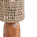 Kombu - Raffia and Wood Small Table Lamp - Natural