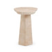 Zaya - Faux Marble Side Table - Rose