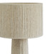 Tapered - Chenille Fiber Floor Lamp - Natural
