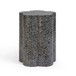 Mother Of Pearl Shell Side Table - Truffle