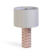 Lassy - Ribbon Capiz Shell Table Lamp - Pink