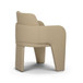 Leo - Performance Vegan Leather Dining Chair - Taupe