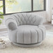 Round Swivel Accent Chair With Rotation
