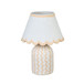 Blum - Scalloped Cotton Mache Table Lamp