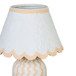 Blum - Scalloped Cotton Mache Table Lamp