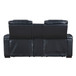 Ephron - Power Motion Loveseat With Console, Power Headrests, LED & Speakers - Black