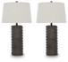 Neilett - Poly Table Lamp (Set of 2) - Antique Brown