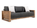 Ancora - Sofa - Dark Gray / Light Brown