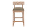Balam - 24" Upholstered Barstool (Set of 2) - Light Brown