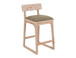 Balam - 24" Upholstered Barstool (Set of 2) - Light Brown