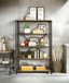 Itzel - Bookshelf - Gray / Oak