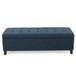 Upholstered Storage Ottoman Bench, Foot Rest For Bedroom