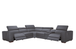 Picasso II 6PC Sectional in Italian Leather Match