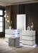 Lisbon White Modern Vanity Set
