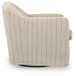 Valwick - Swivel Accent Chair - Cream / Brown