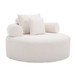 Round Sofa Bed With 3 Pillows For Living Room