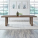 Shaker Lakes - Double Pedestal Table Set - Harvest Brown