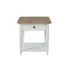 Turnberry Park - Rectangular End Table - Washed White