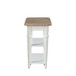 Turnberry Park - Chairside Table - Washed White