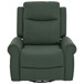 Manual Recliner Chair With 270 Degree Swivel, Massage & Heating, Dual Reclining Positions