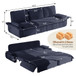 King Size Pull Out Sofa Bed, 3 In 1 Convertible Multifunctional
