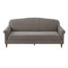 Loveseat Sofa With Rolled Arm For Living Room - Brown
