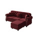 Upholstered Sofa Set With Nailhead Trim And Rolled Armrests, Includes Pillows
