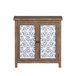 Storage Cabinet, Organizer - Brown Antique White