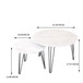 Round Nesting Coffee Table For Living Room (Set of 2)