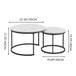 Round Nesting Coffee Table (Set of 2)
