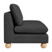 Minze - Loveseat - Black