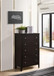 Carlton - 5-Drawer Bedroom Chest - Cappuccino