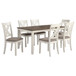 Fortress - 7 Piece Rectangular Dining Set - Vintage Vanilla