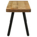 Maverick - Wood Dining Bench - Natural Mango And Black