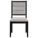 Elodie - Wood Dining Side Chair (Set of 2) - Gray And Black